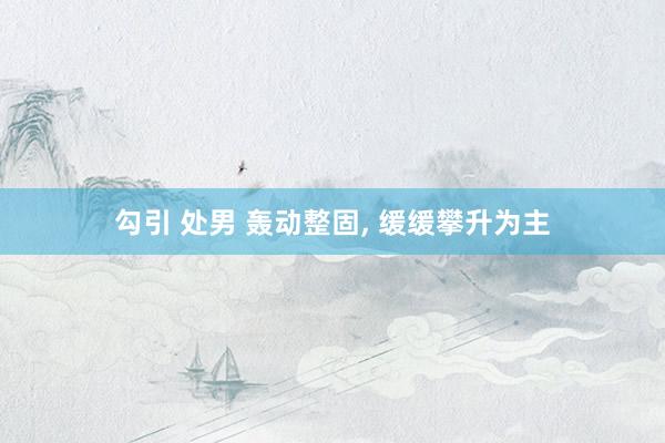 勾引 处男 轰动整固， 缓缓攀升为主